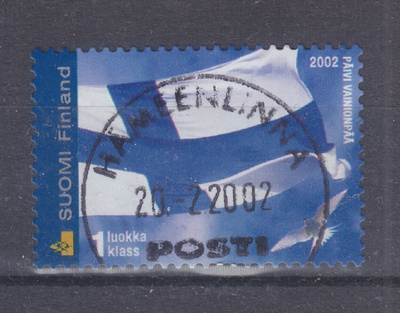 2002 Suomenlippu loistoleimaisena.