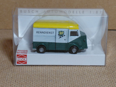 Citroen 	Hy 781959	vihreä	BP Renndienst	1:87	Busch