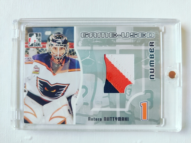 Antero Niittymäki - 05-06 ITG Game-Used Number /30