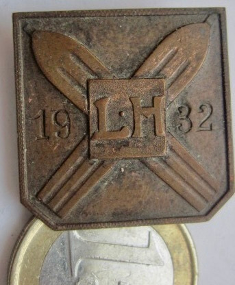VANHA Merkki LH 1932 Hiihto Lahti