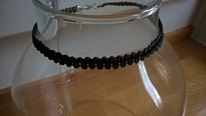 Musta pitsi Choker Kaulanauha / Kaulakoru
