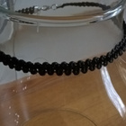 Musta pitsi Choker Kaulanauha / Kaulakoru - pikkukuva 1