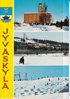 Jyväskylä. Vaakuna. sommitelmakortti, e288