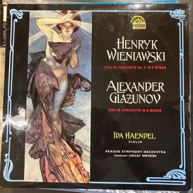 Ida Haendel - Wieniawski / Glazunov (CSK/1968) LP