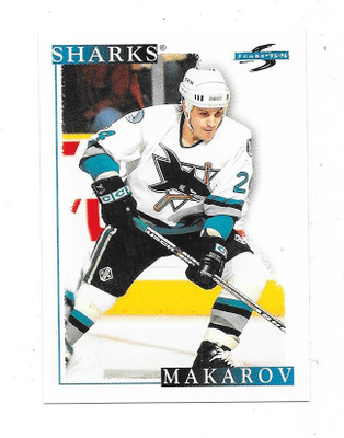 1995-96 Score #159 Sergei Makarov , San Jose Sharks