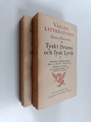Fredrik Böök : Tysk drama och tysk lyrik 1-2