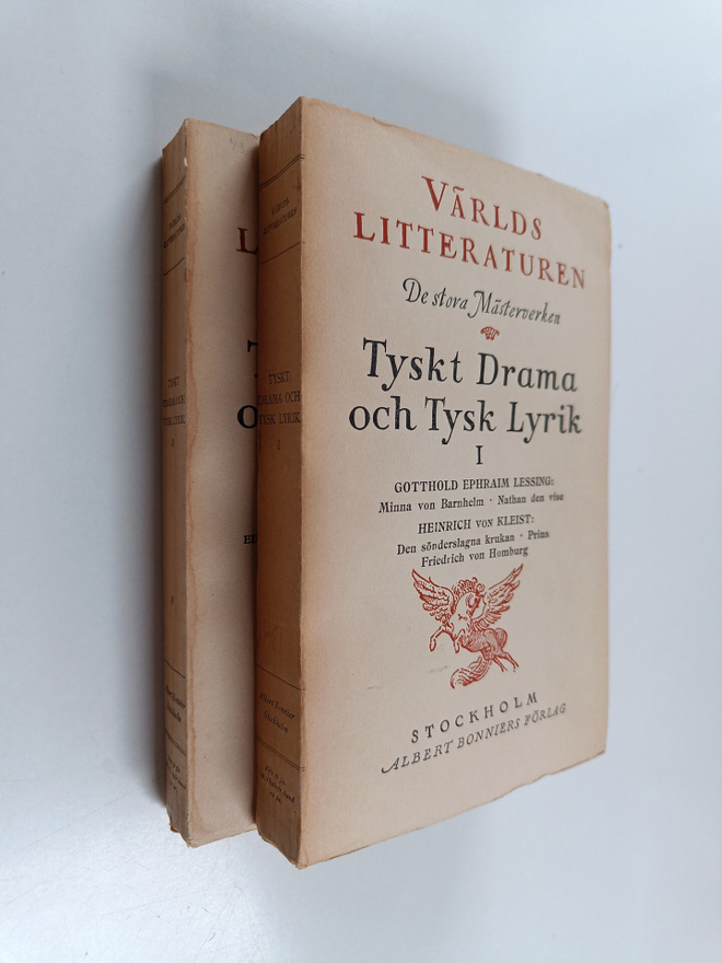 Fredrik Böök : Tysk drama och tysk lyrik 1-2