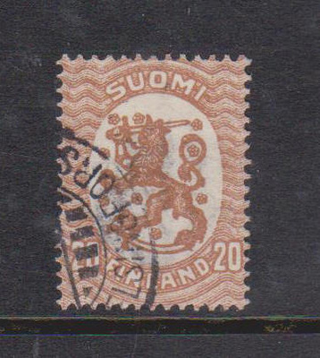M17 Saarinen hakaristi 1 mk leimattu BW2, LaPe 118B