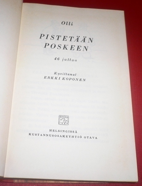 Olli : Pistetään poskeen  1953 1.p.
