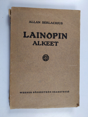 Allan Serlachius : Lainopin alkeet