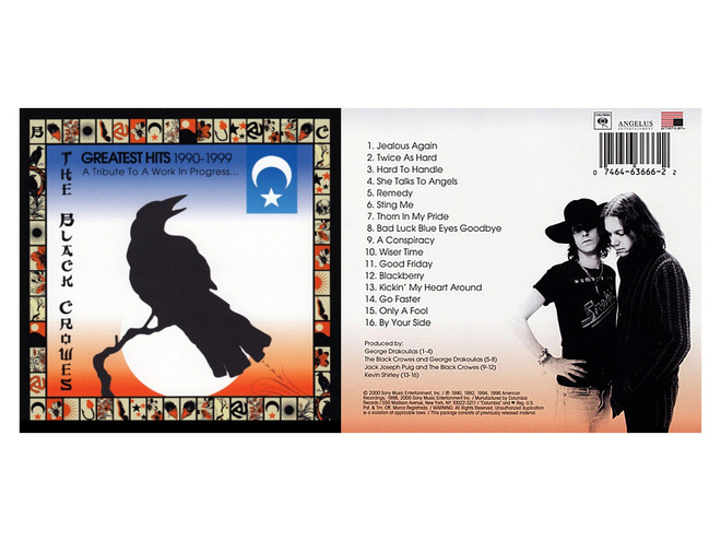 UUSI BLACK CROWES GREATEST HITS CD 2000 - ILMAINEN TOIMITUS