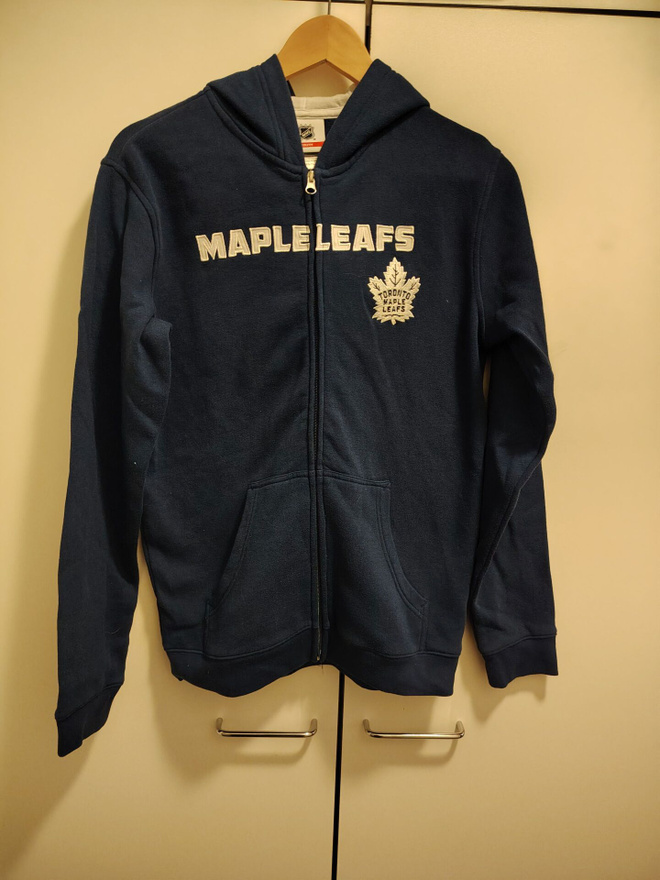 Toronto Maple Leafs NHL-vetoketjuhuppari – Youth XL