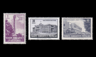 Turkki 1896-8 ** Ankaran rakennuksia (1963)
