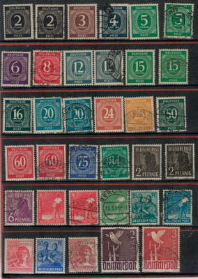 Saksa erä 1945-7 merkkejä (10)