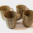 Marimekko Oiva Tiiliskivimuki terra-kulta 4 kpl - pikkukuva 3