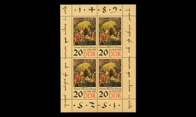 DDR 3271_kb ** Thomas Müntzer, maalauksia (1989)