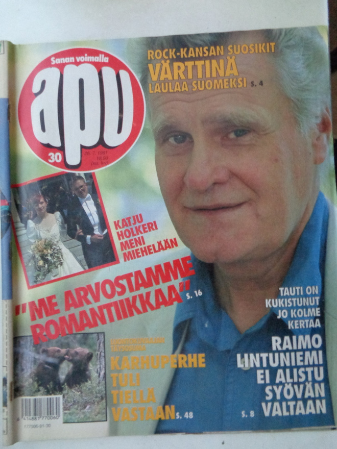 Apu lehti Nro 30/1991 (27.1)