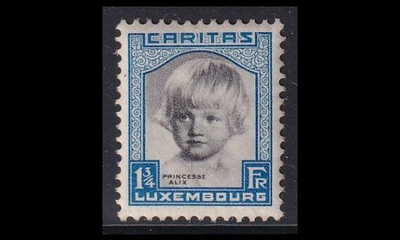 Luxemburg 244 ** Lastenapu 1 3/4 + 1 1/2 Fr (1931)