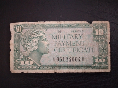 USA MILITARY 10 CENTS 1964-1969 - Series 611 (K15-S46)