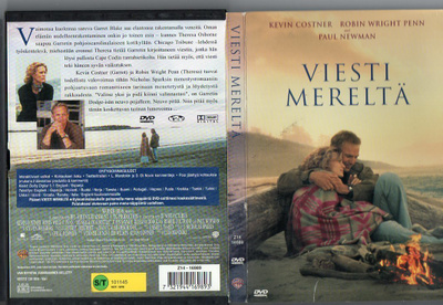 Viesti Mereltä (81 925) k -FI- DVD snapcase, kevin costner
