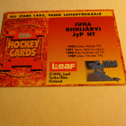 sisuspecial lätkäkortti -93 juha riihijärvi kultainen kypärä - pikkukuva 2