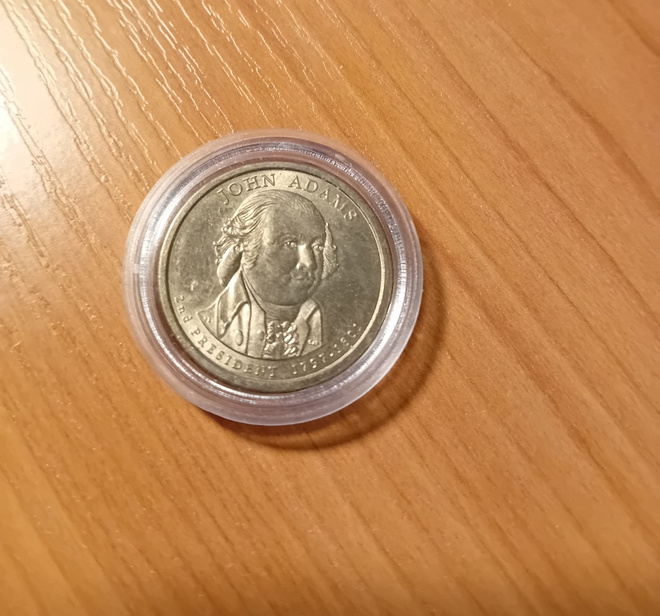 Myydään John Adams kolikko