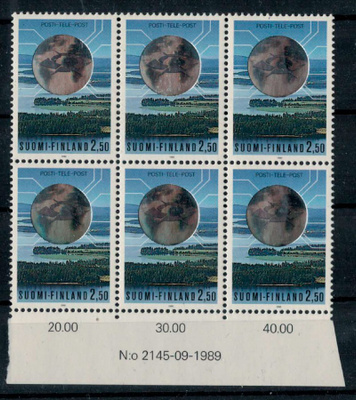 1990 hologrammi 2,50 mk nro-6lo ++