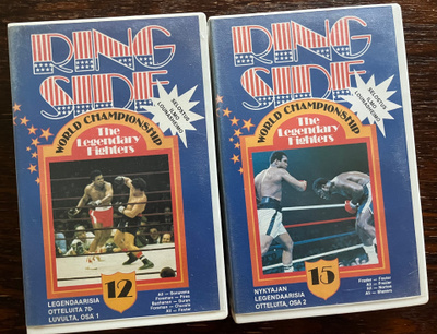 Ring side Nyrkkeily VHS x 2