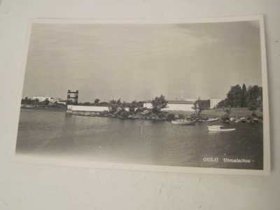 VANHA Postikortti Oulu 1950-l Alkup.Mallikappale