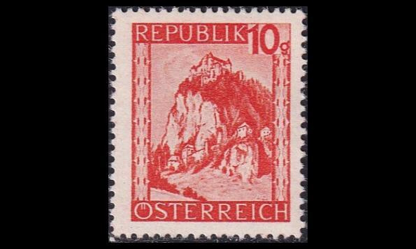 Itävalta 840 ** Maisemia 10 g (1947)