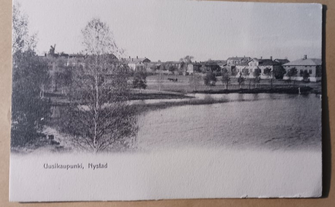 Uusikaupunki, ranta-asutusta, tuulimylly, ei p.