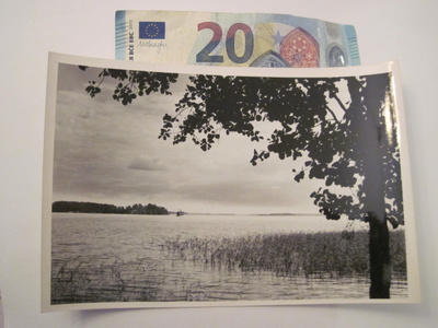 Postikortin Alkup. Valokuva Mikä Paikkakunta? 1950-l