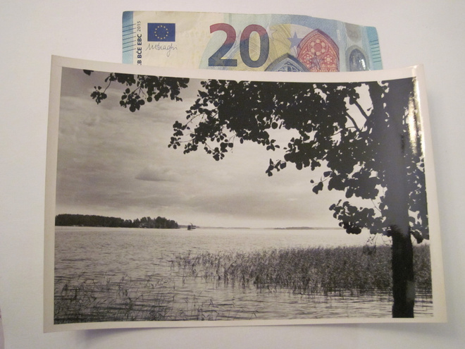 Postikortin Alkup. Valokuva Mikä Paikkakunta? 1950-l