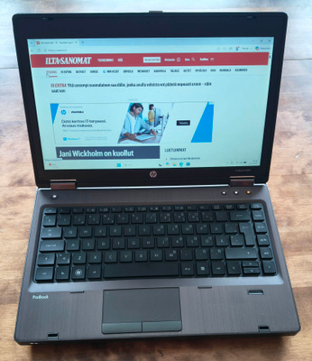 HP ProBook i7-2620M/8GB/128GB SSD/Win11 **UUSI AKKU**