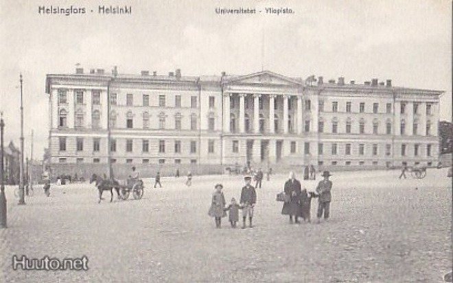 Helsinki Yliopisto wanhakortti mv  p174