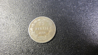 25 penniä 1889