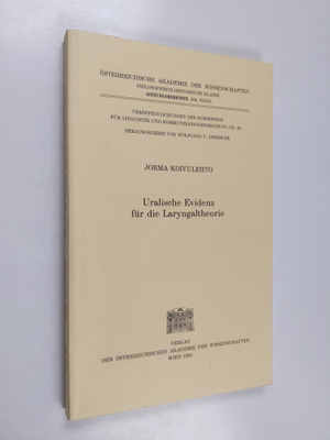 Jorma Koivulehto : Uralische Evidenz fur die Laryngaltheo...