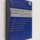 J. W. A. Young : Monographs on topics of modern mathemati... - pikkukuva 1