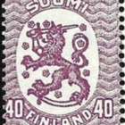 1917 M-17 Saarinen 40 p himmeänlila ** LaPe 72 b A TIL N:o - pikkukuva 1