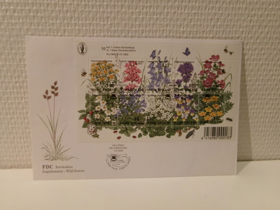 FDC- ensipäiväkuori - Ketokukkia - 1994