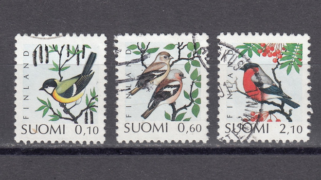 1991 Lape 1130 - 1132 Lintuja