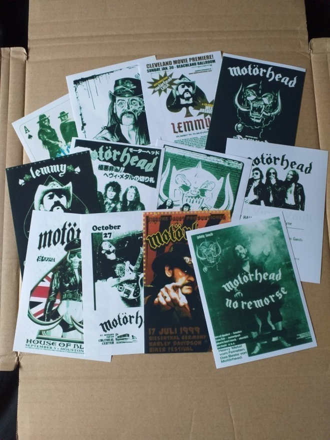 MOTÖRHEAD valokuva 12kpl 9cm x 13cm  #1