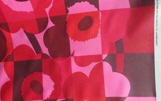 MARIMEKKO PUNAINEN RUUTU-UNIKKO VAHAKANGAS 3 M - UUSI