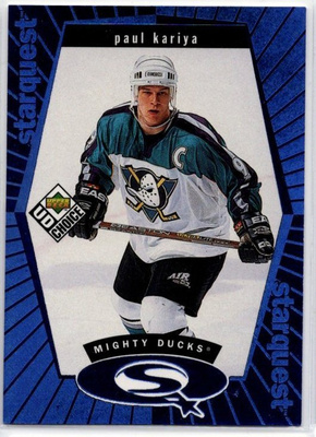 Paul Kariya 98-99 UD Choice StarQuest Blue SQ15
