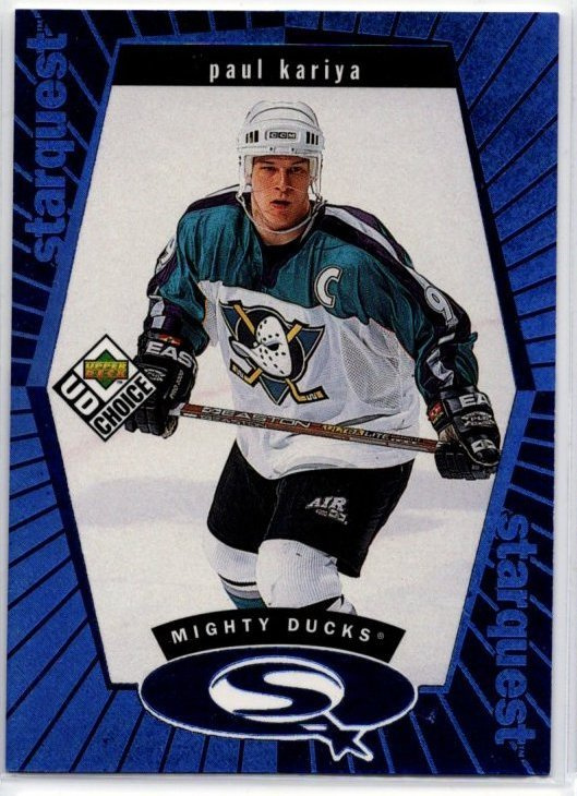 Paul Kariya 98-99 UD Choice StarQuest Blue SQ15