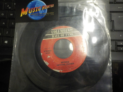 WINGS - GETTING CLOSER / GOODNIGHT TONIGHT VG+ 7"