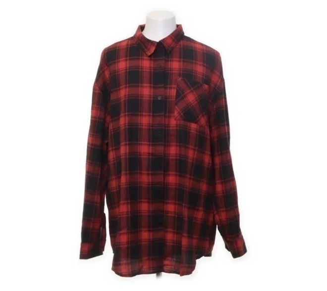 SHEIN FLANEL TARTAN PAITA KOKO 5 XL