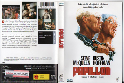 Papillon	(3 956)	K	-FI-	DVD	suomik.		steve mcqueen	1973