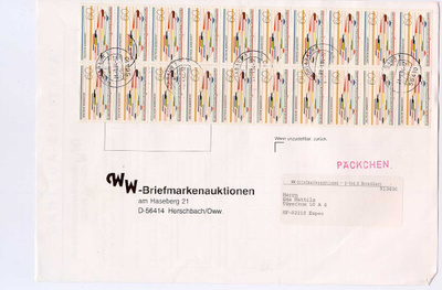 Bund Mi 1182 20-ryhmä pikkupaketin osoitesivulla