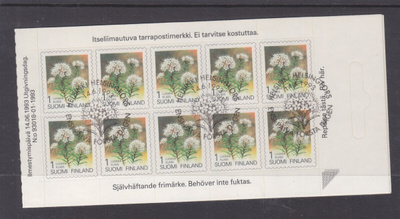 1993 1 lk. suopursuarkki ep. leimalla.